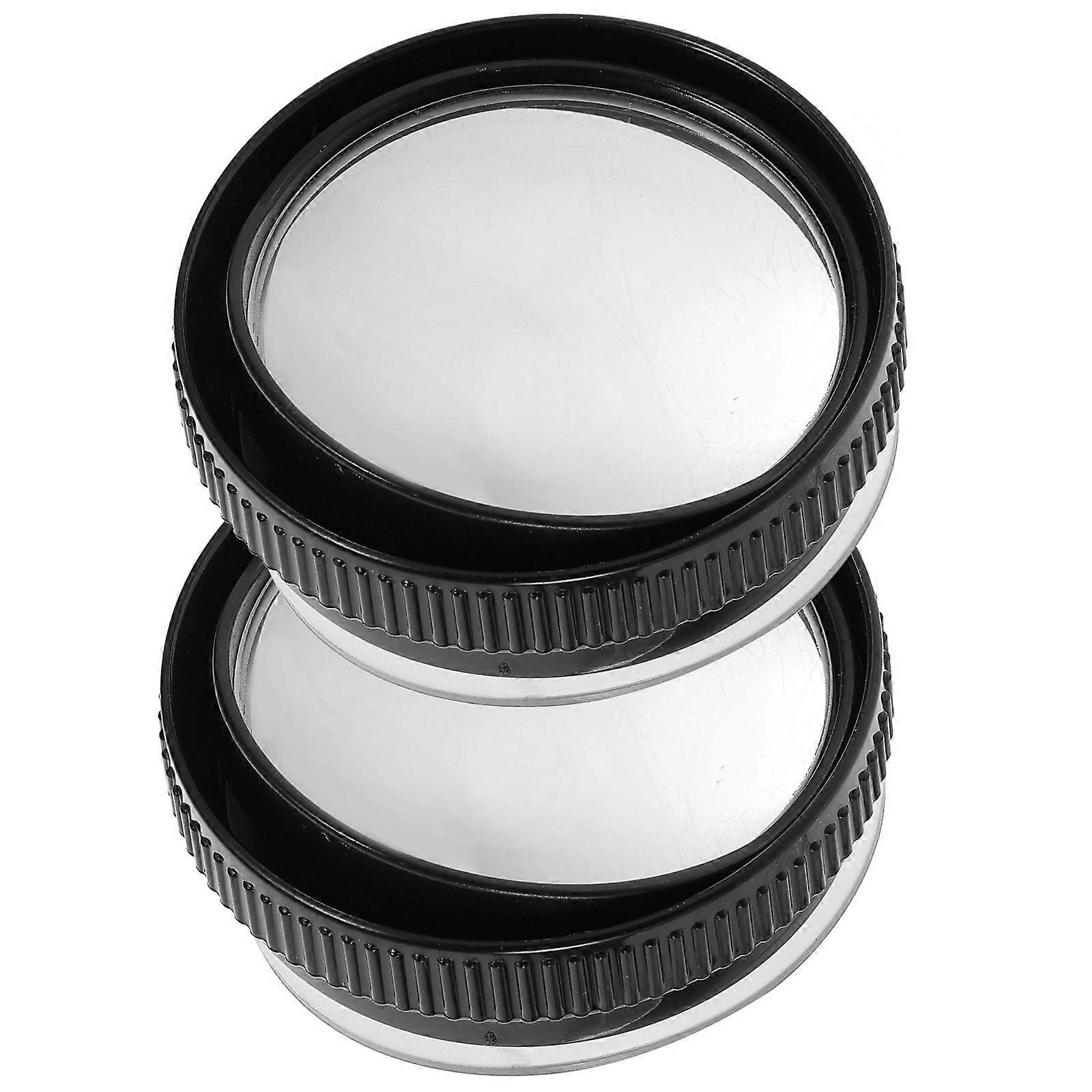 Adjustable Suction Cup Rearview Mirror Pair   Wide View Car Mirror with Rain Cover for Enhanced Safety and Visibility in All Weather Conditions