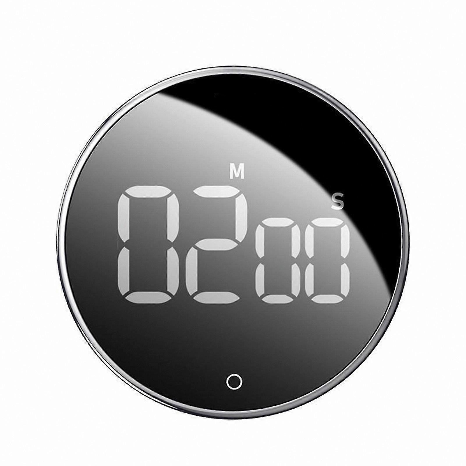 Digital Timer with Magnetic Stopwatch and LED Alert for Office Bathroom Utility