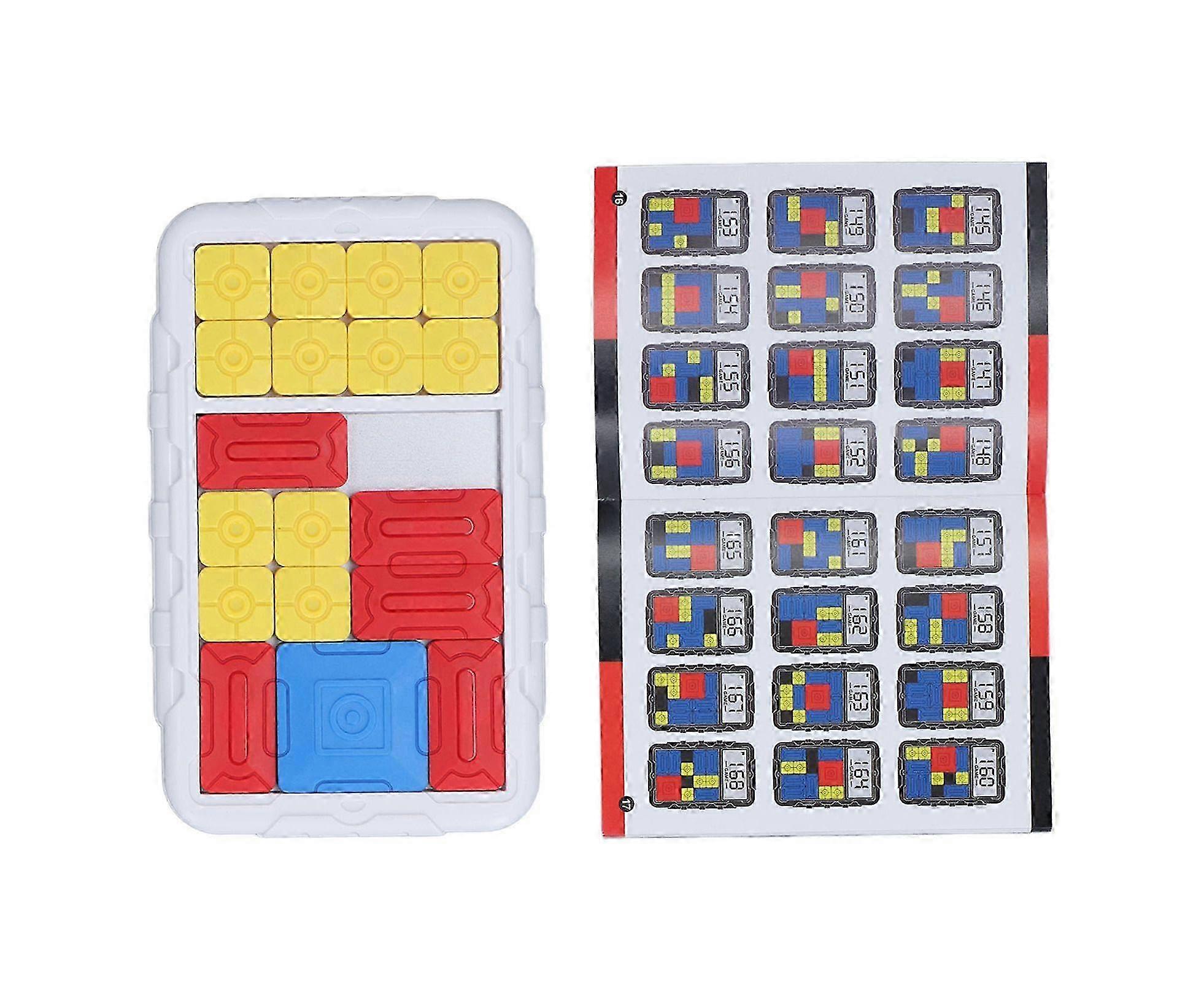 Kids Sliding Puzzle Board Develop Logical Thinking Challenges Handh...