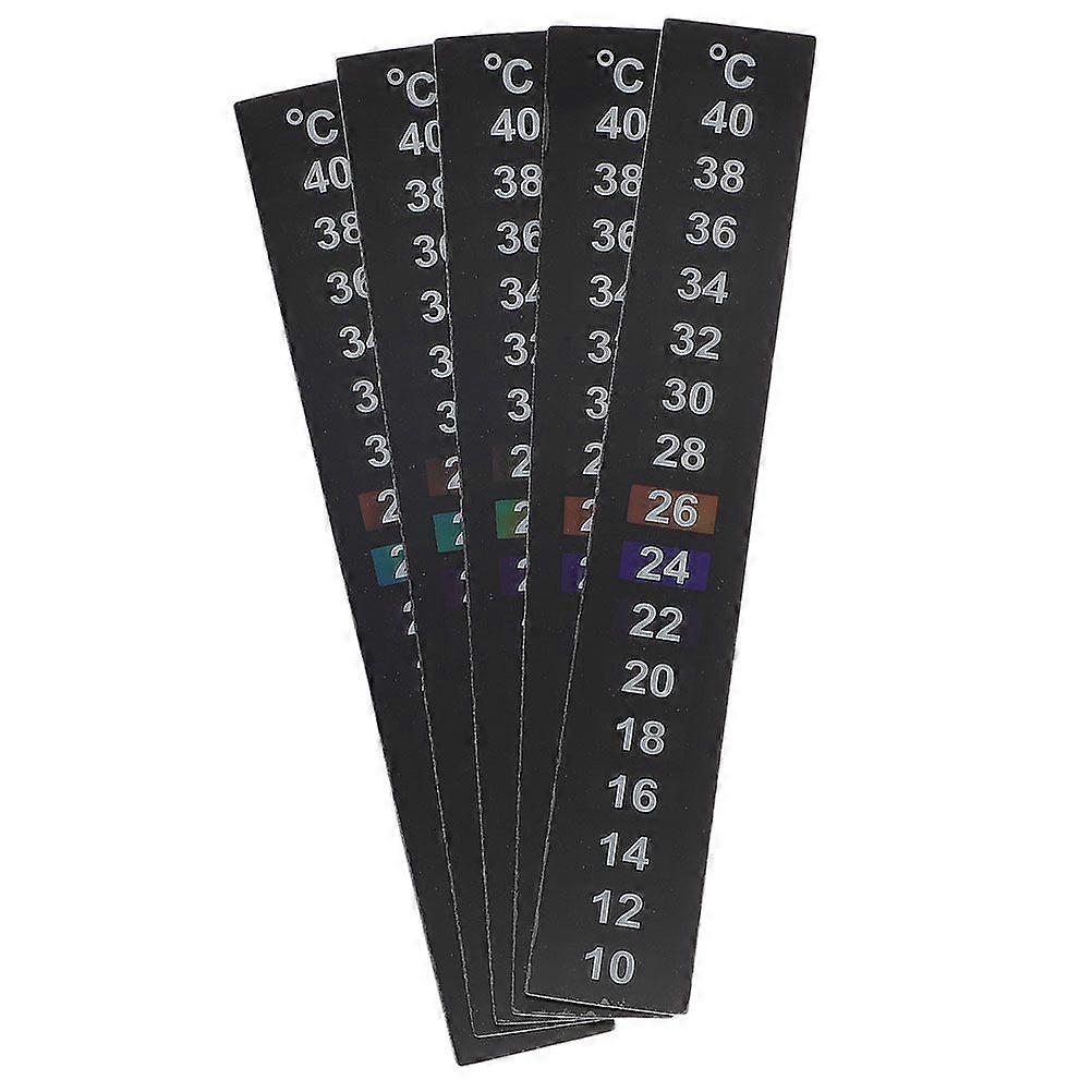 5 pcs Autocollants de thermomètre d’aquarium 10-40 Celsius Stick On Thermomètre Bande Autocollants