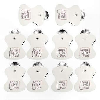 Replacement Electrodes for Massagers, Long Life Pads, 10 Pack