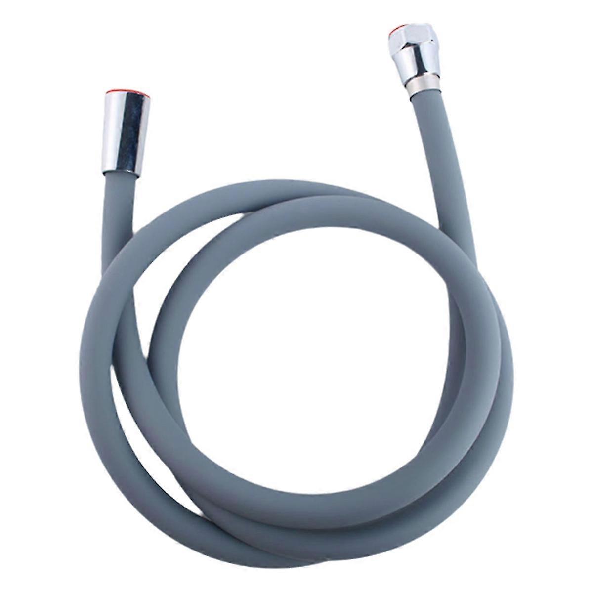 Silicone Flexible Shower Hose Anti-Winding Extension 2M