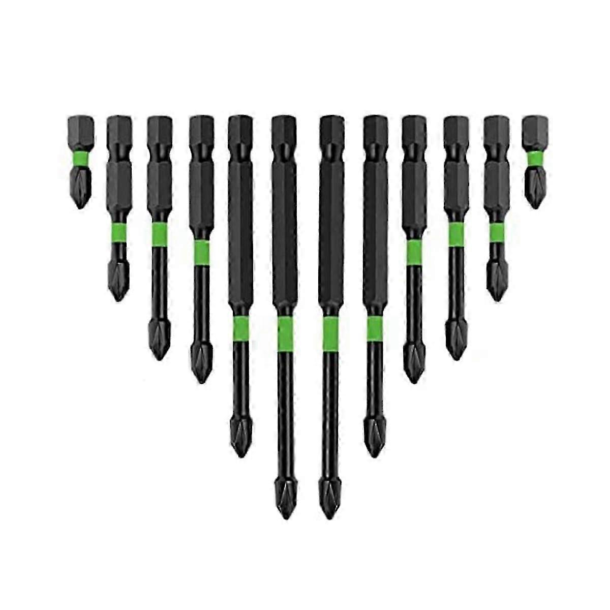 New 2023 Screwdriver Bit Set with 12Pcs S2 Driver Drilling Bits and Strong Head for Powerful Drilling Jobs