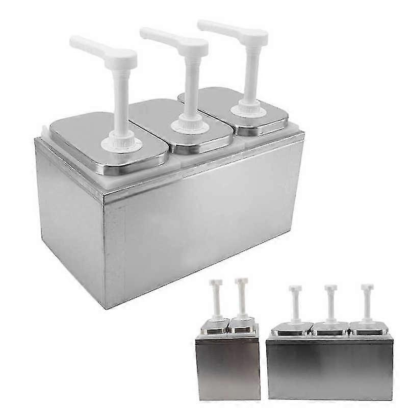Condiment Pump Station 35ml Extrusion Capacity Sauce Dispenser Pump Plastic For Home