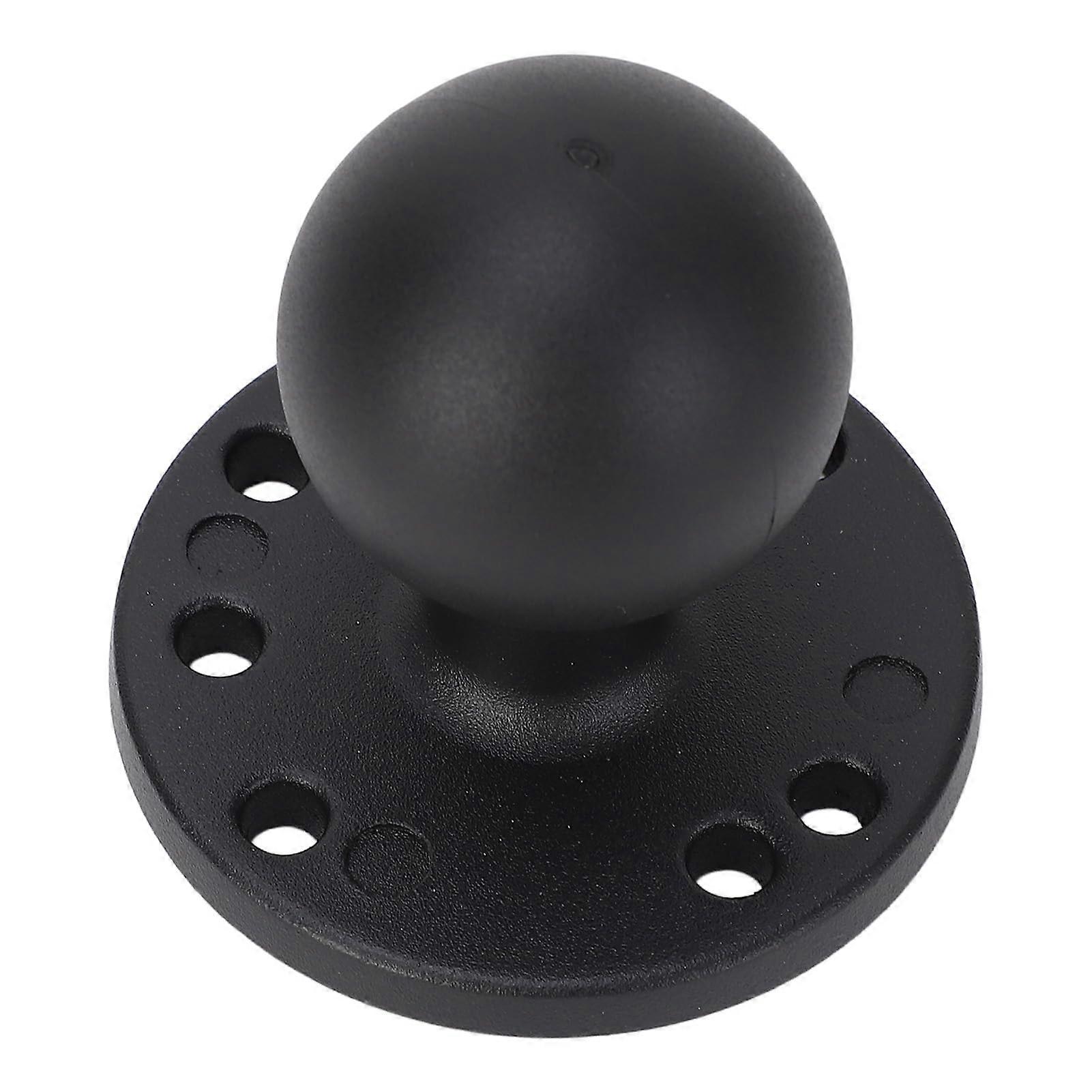 Ball Mount 1.5 Inch, Aluminum Alloy Rubber Ball, AMPS Hole Round Plate, C Size Double Socket Arm