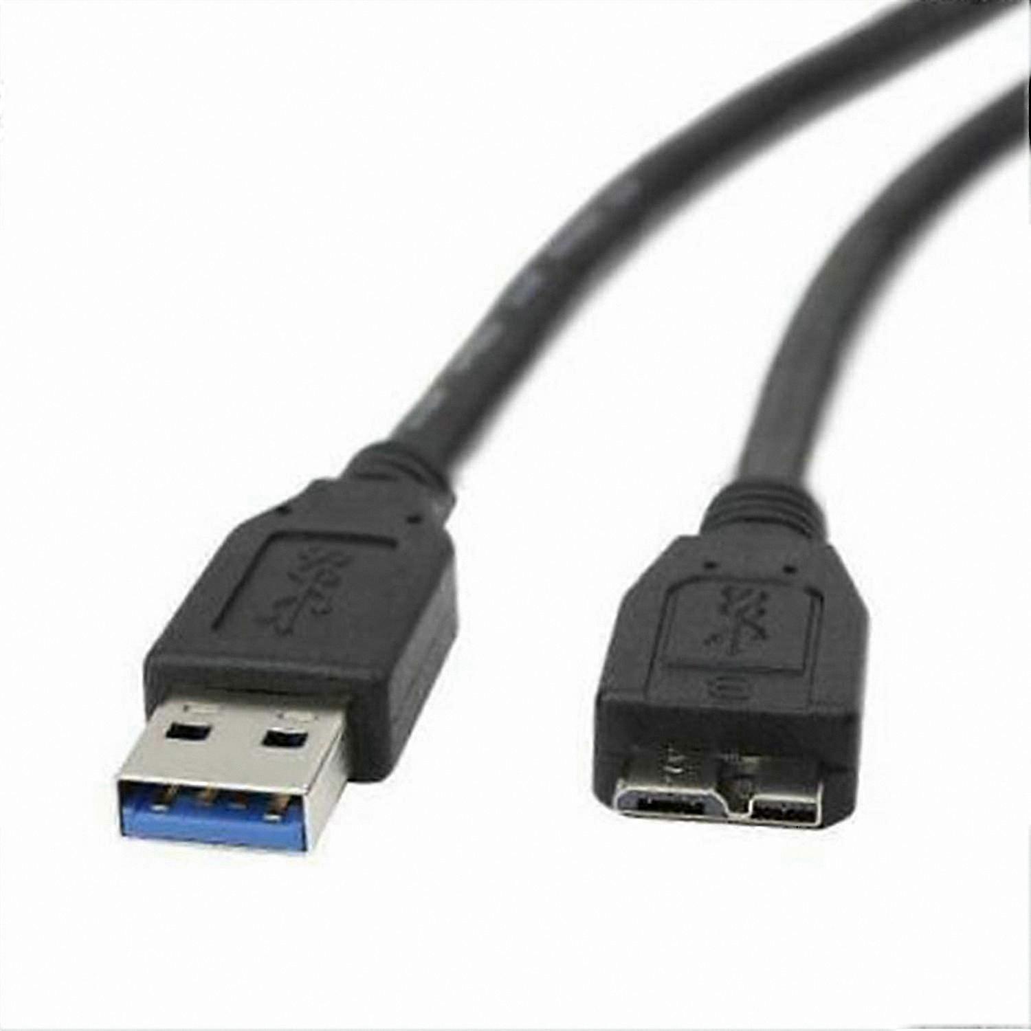 USB 3.0 A to Micro B Cable for Portable HDD - Compatible with Multiple Brands (2m)