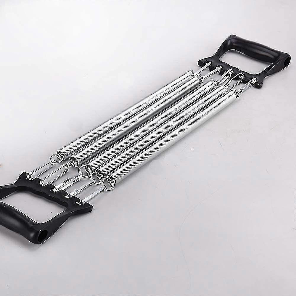 Adjustable Chest Expander with Removable Steel Springs, 5-Level Resistance for Arm and Upper Body Workouts