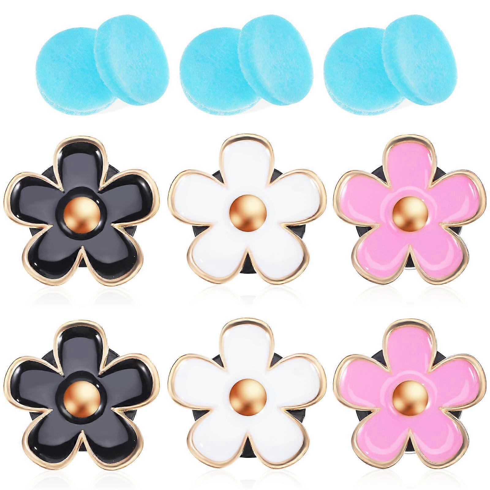 6 Pcs Floral Air Freshener Car Clips Car Vent Fresheners Auto Accessories