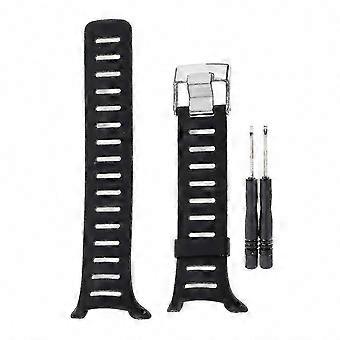 Rubber Wristwatch Bands For Suunto T1 T1c T3 T3c T3d T4c T4d Black