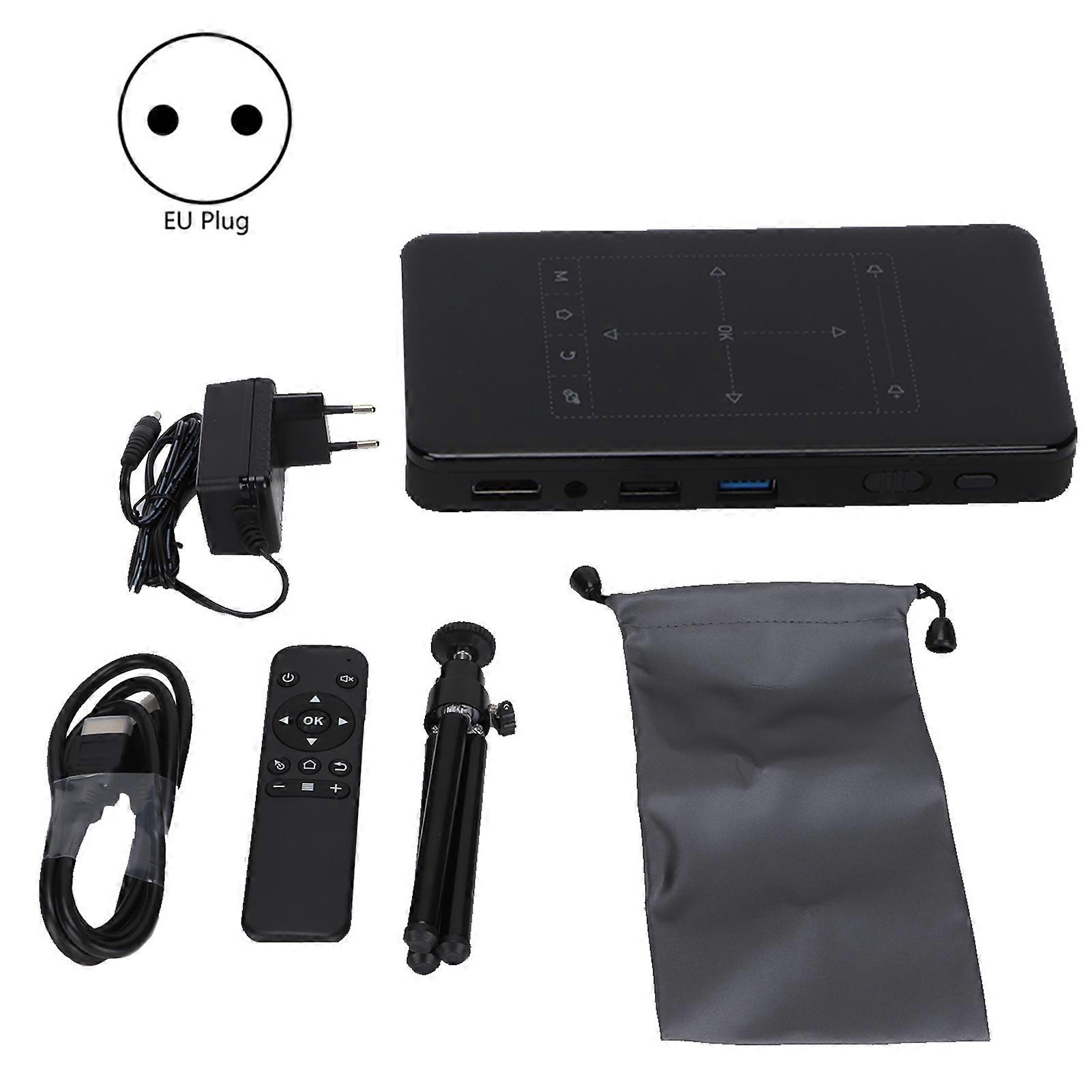 Portable 4K Smart Projector DLP Technology with Touch Panel and WiFi Connectivity