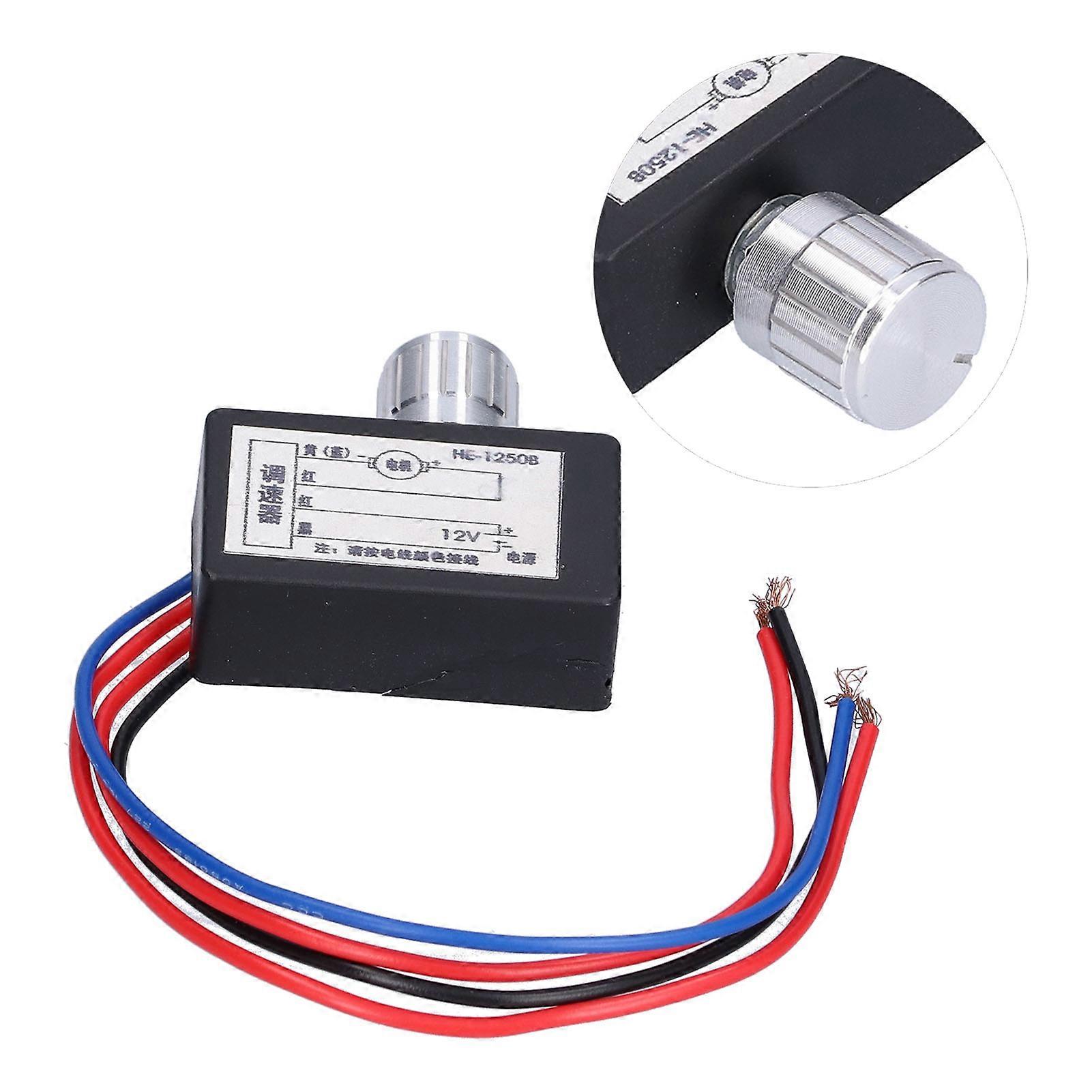 1250B 12V DC Motor Speed Controller PWM Dimmer 50W 4A