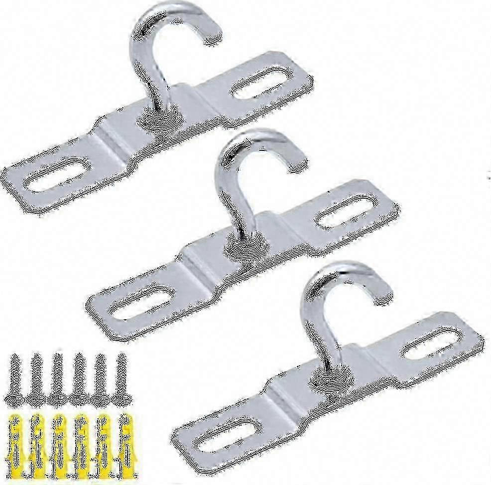 3 Pcs 77mm Ceiling Hooks for Chandeliers - Heavy Duty Hanging Hooks Edition 0910