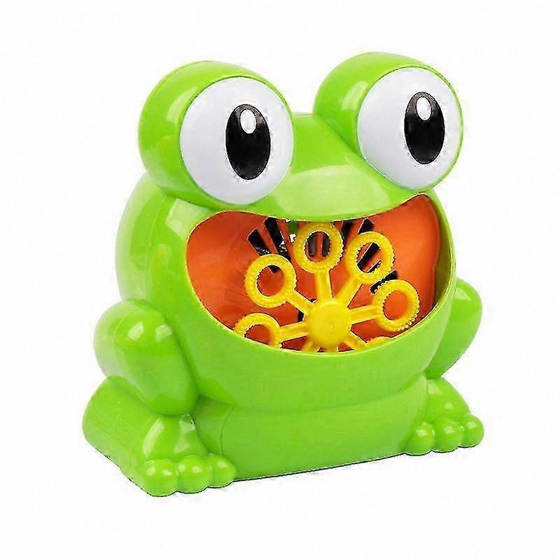 Bubble Machine with Frog Design for Kids Parties and Events