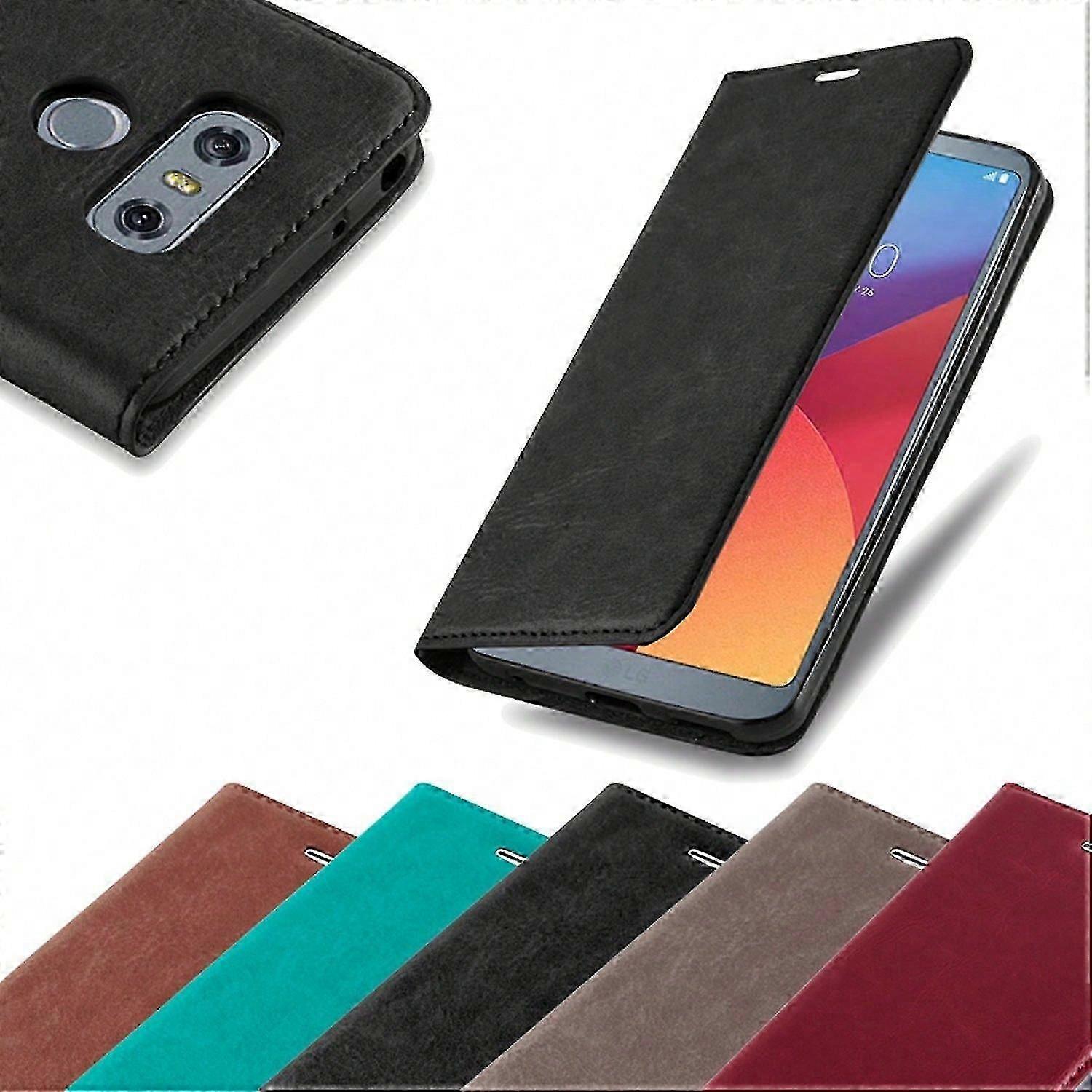 LG G6 Hlle Cover Case - mit Stand Funktion und Kartenfach