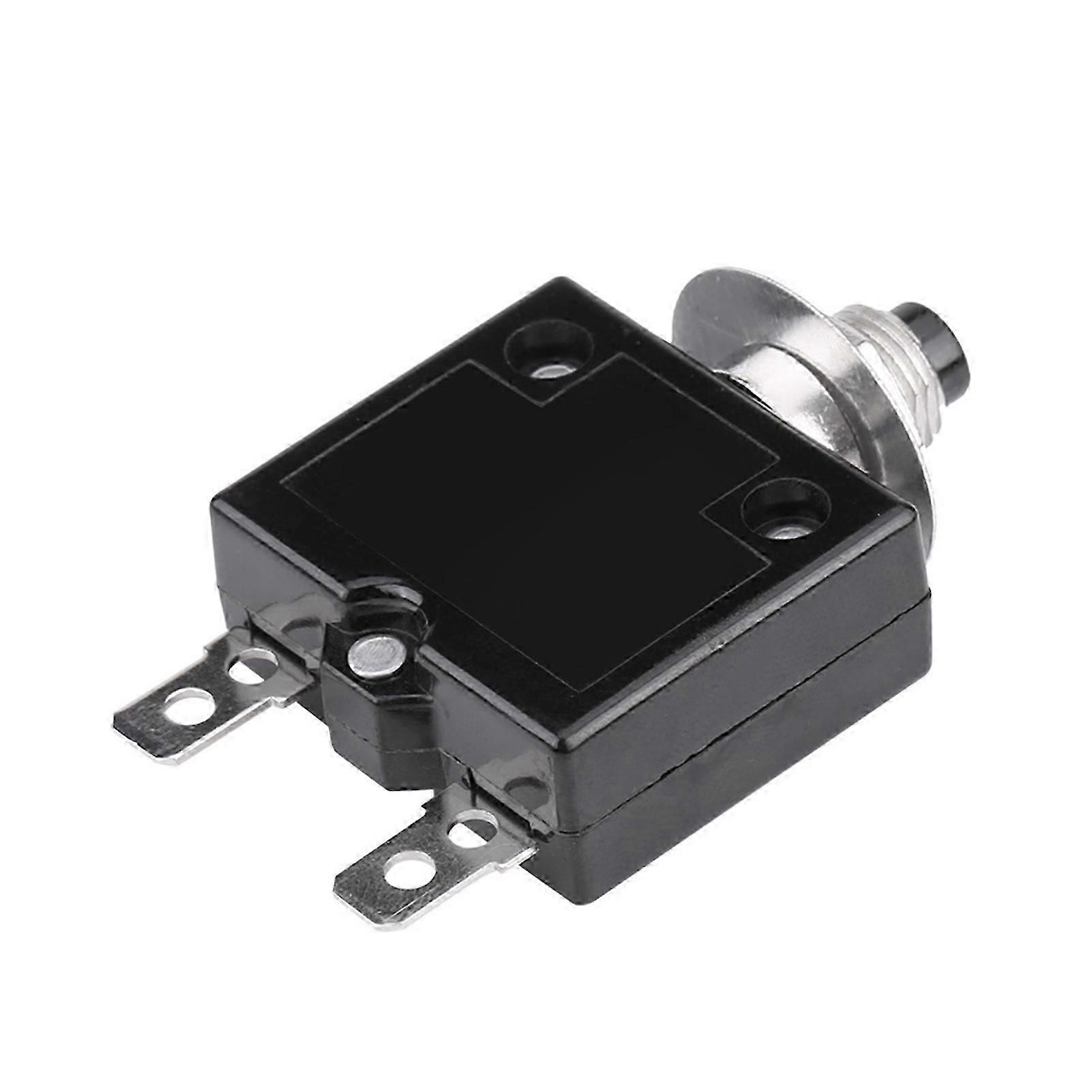 Thermal circuit breaker for overload protection 18A manual reset