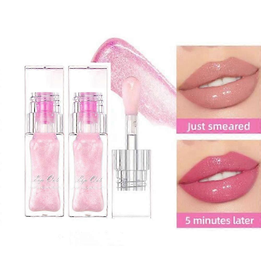 2X Boss Up Color Changing Lip Oil,Magic Color Changing Lip Oil V2,Ddgoods Lip Gloss