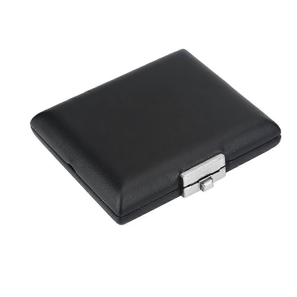 Black PU Leather Bassoon Reed Case with 3 Reed Slots