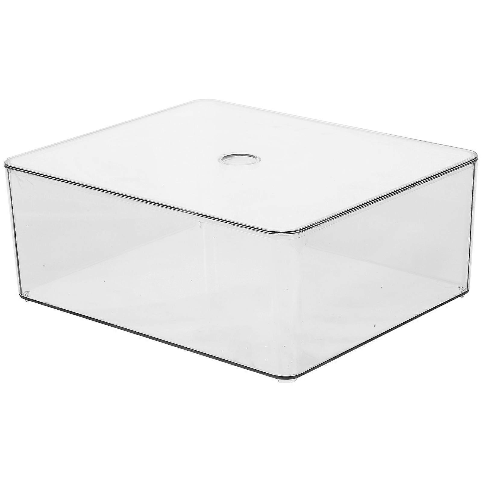 Cosmetic Storage Box Acrylic for Desktop Makeup Organizer 2Pcs Set