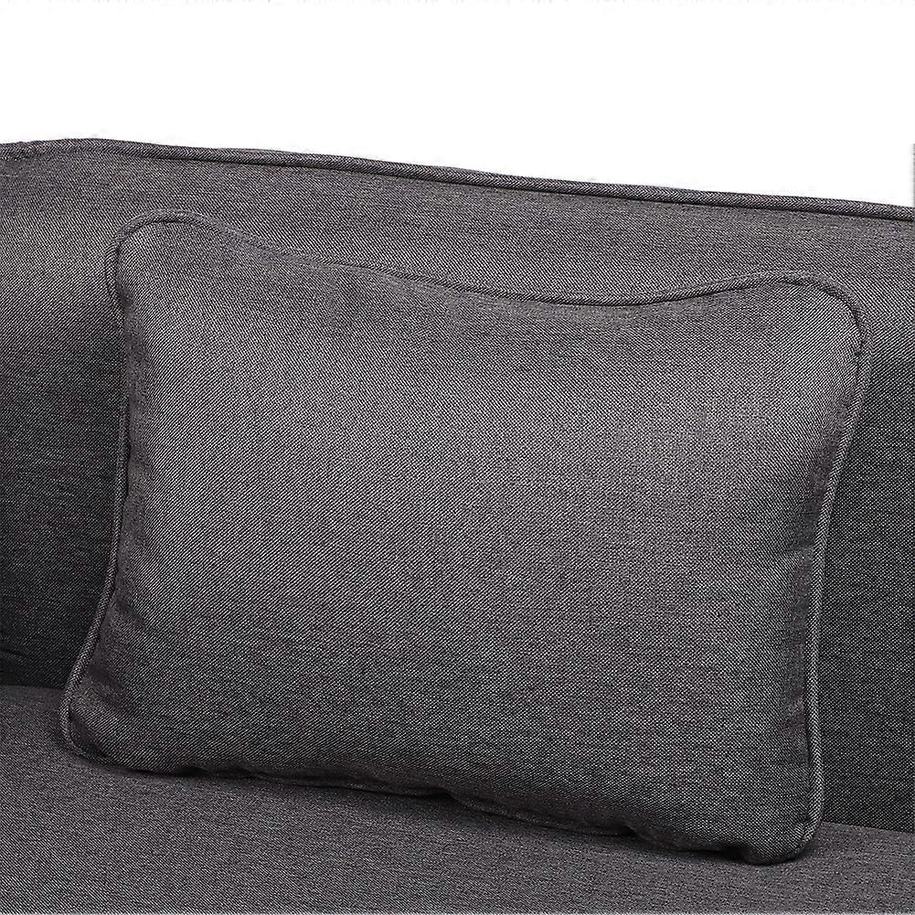 Simple Elegant Detachable Washable Sofa 180cm Solid Wood Sponge