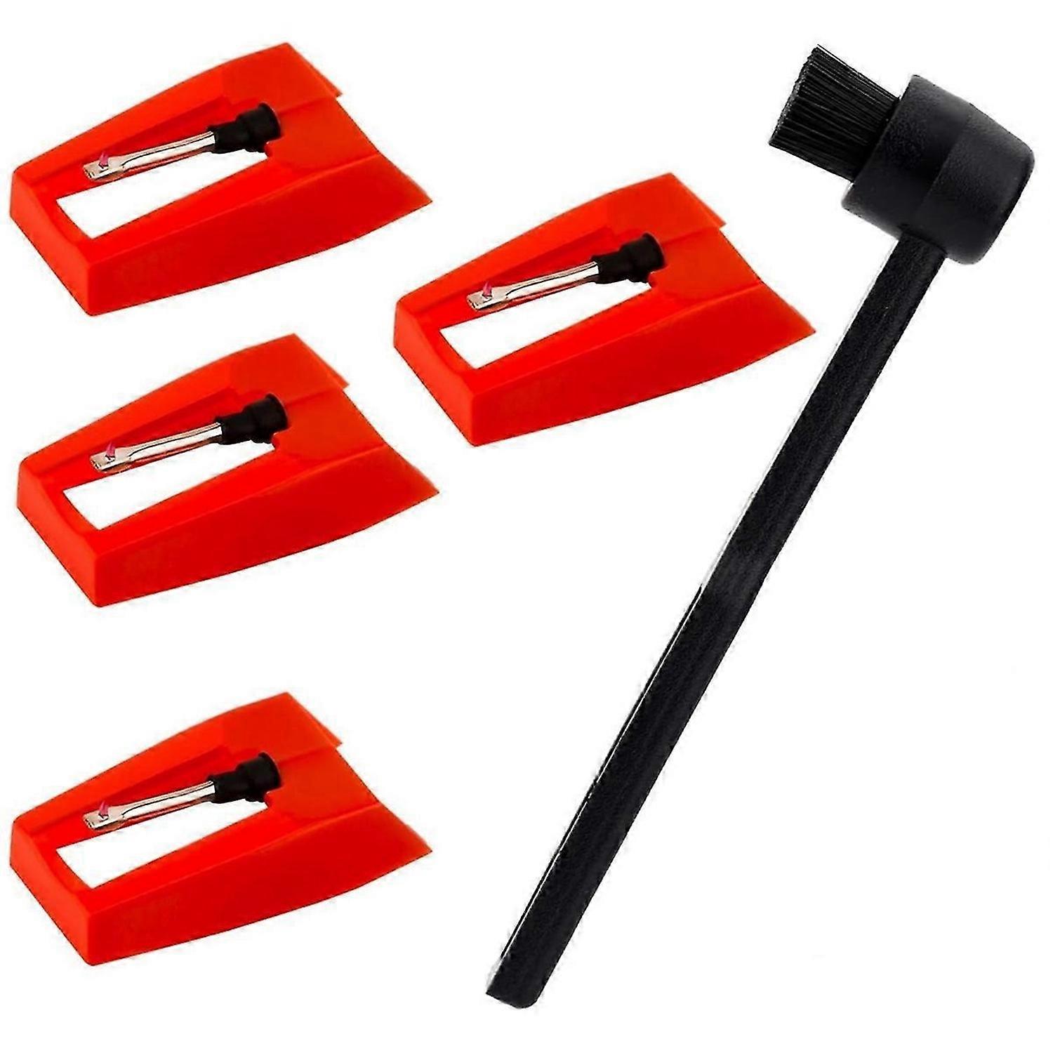4Pcs Record Player Needles Turntable Stylus Replacement Stylus