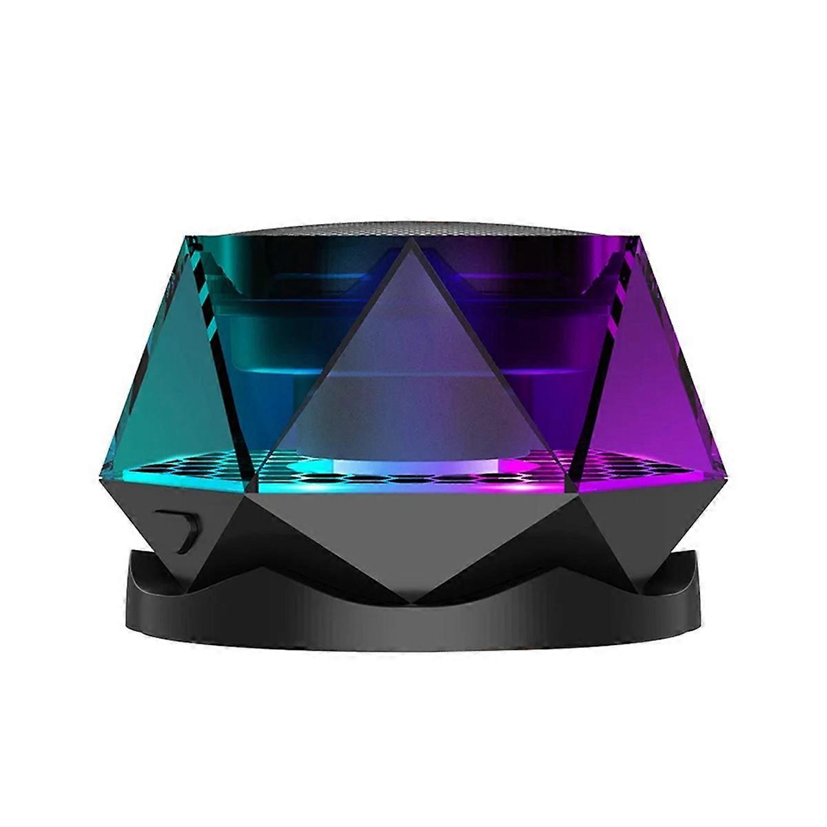 Magnetic Bluetooth Speaker with LED, Wireless Mini Outdoor Subwoofer