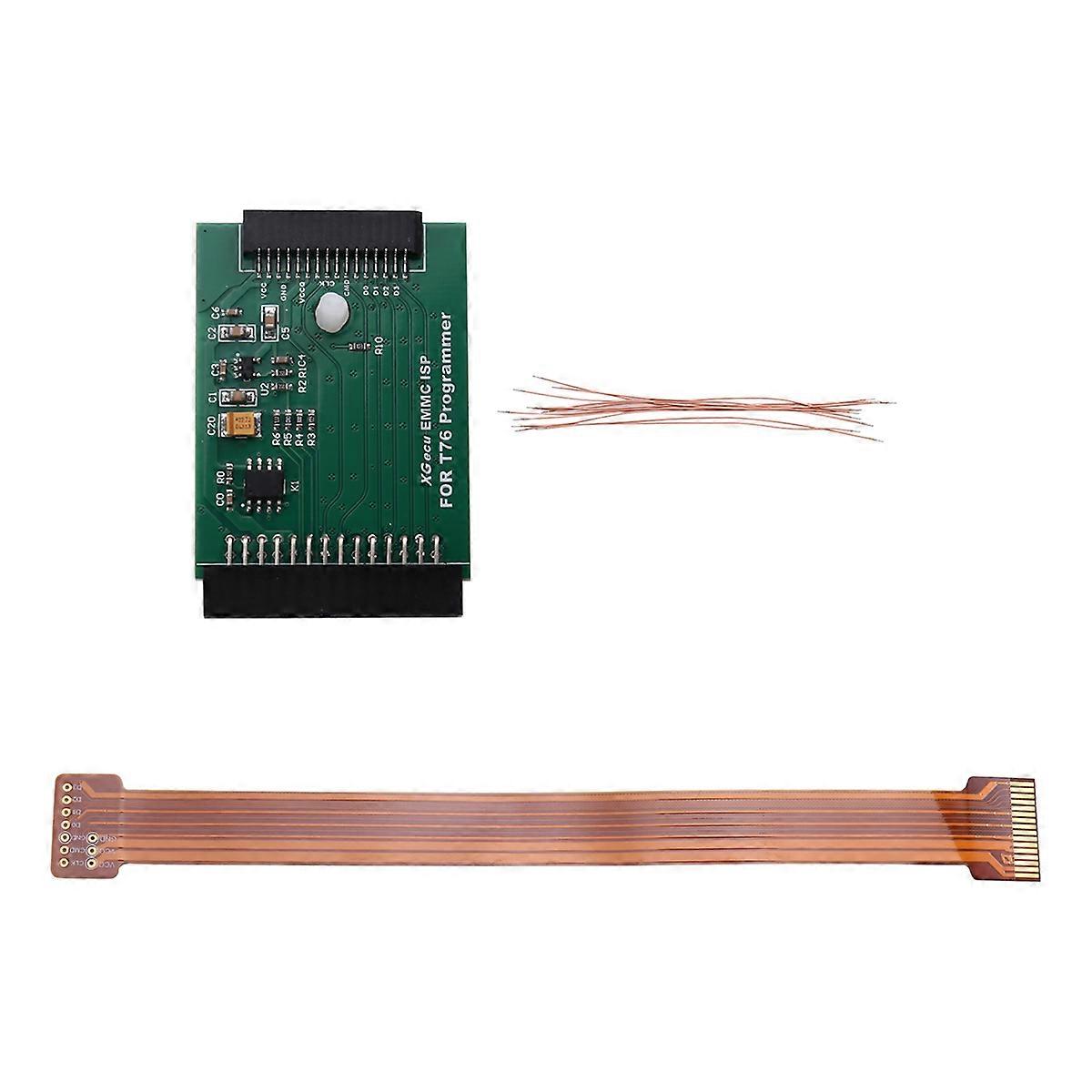 New EMMC ISP Connection Cable / Special Adapter Board for EMMC in-Circuit Programming Only Can Work on T76 Programmer