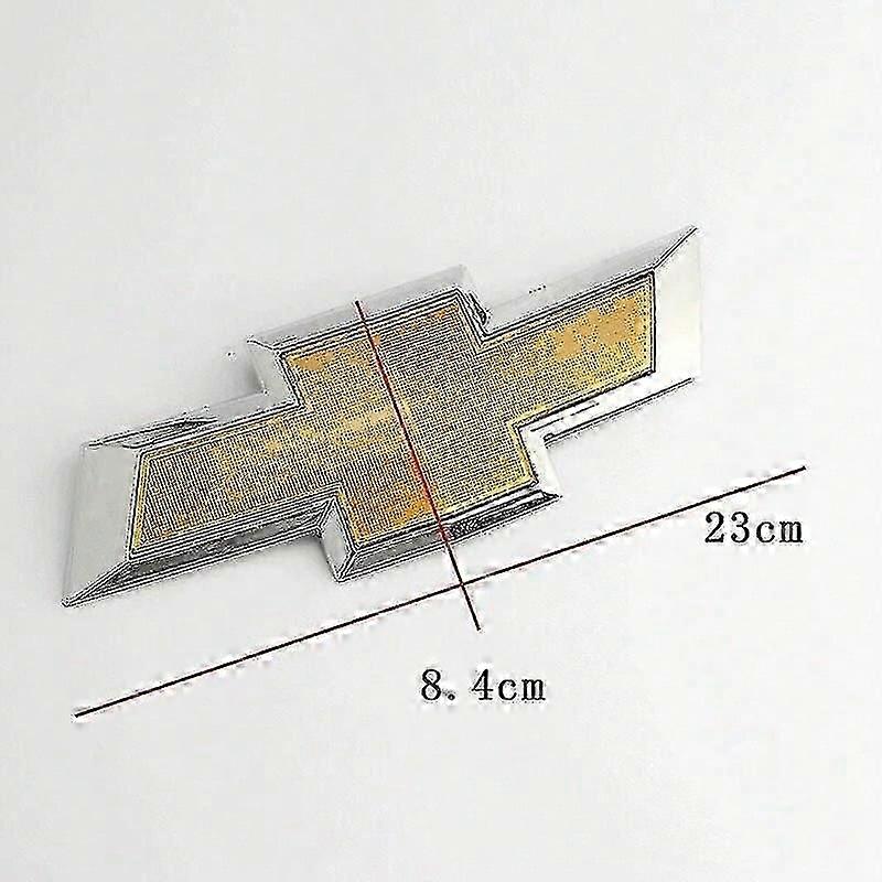 Para Chevrolet Cruze 2009-2014 Accesorios para automóviles Estilo de automóvil 3d Emblema delantero del automóvil Calcomanía de insignia del maletero trasero