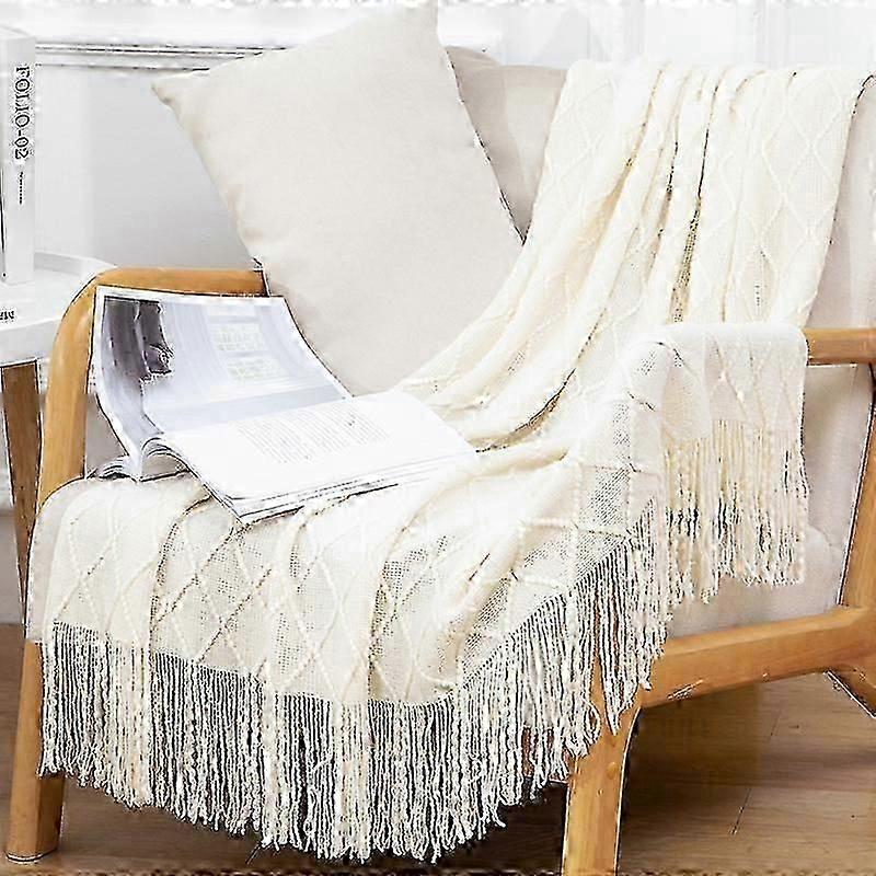 Soft Knit Blanket for Sofa Use, Cosy and Warm Throw for Comfortable Lounging at Home