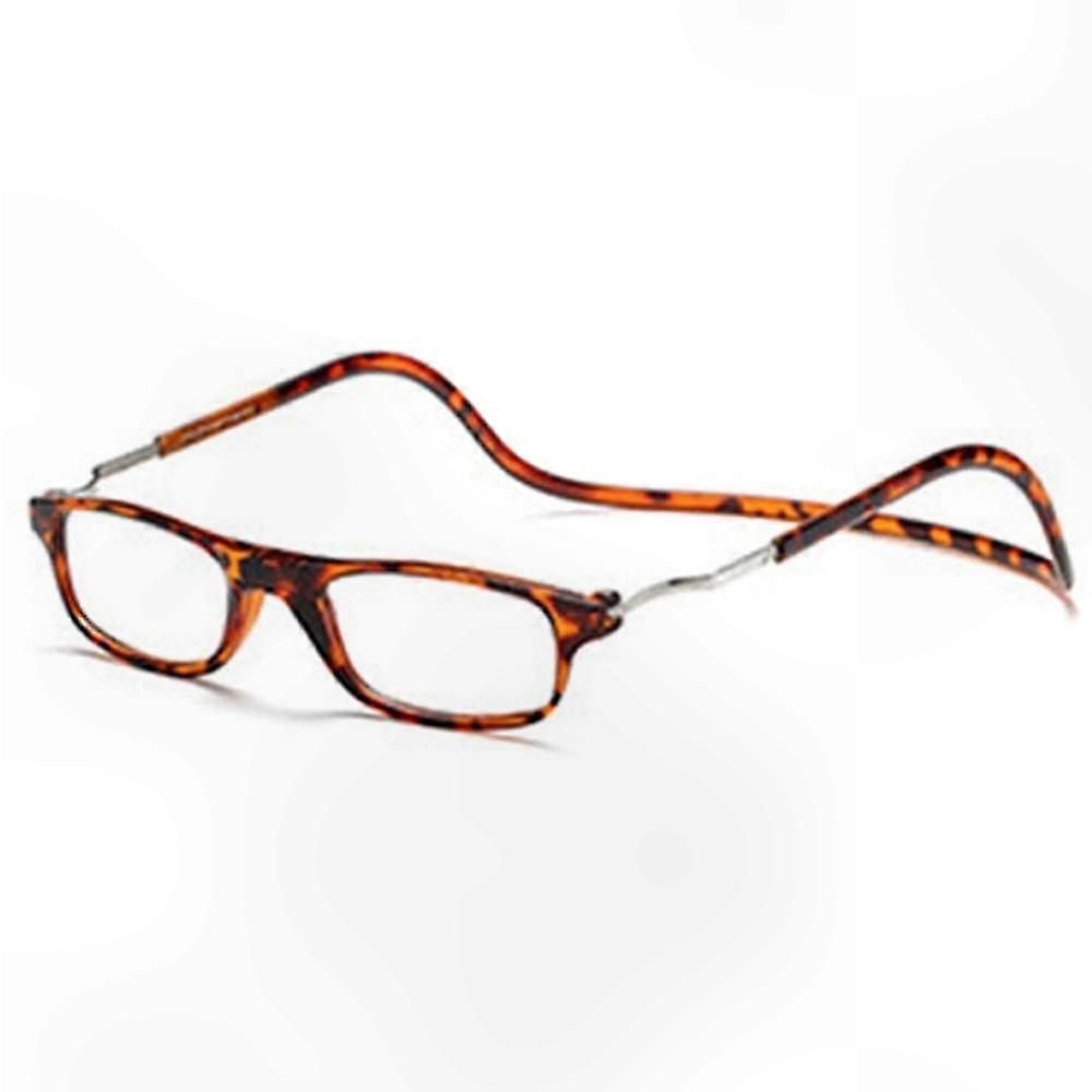 Folding Reading Glasses with Magnetic Closure and Neck Loop for Men & Women