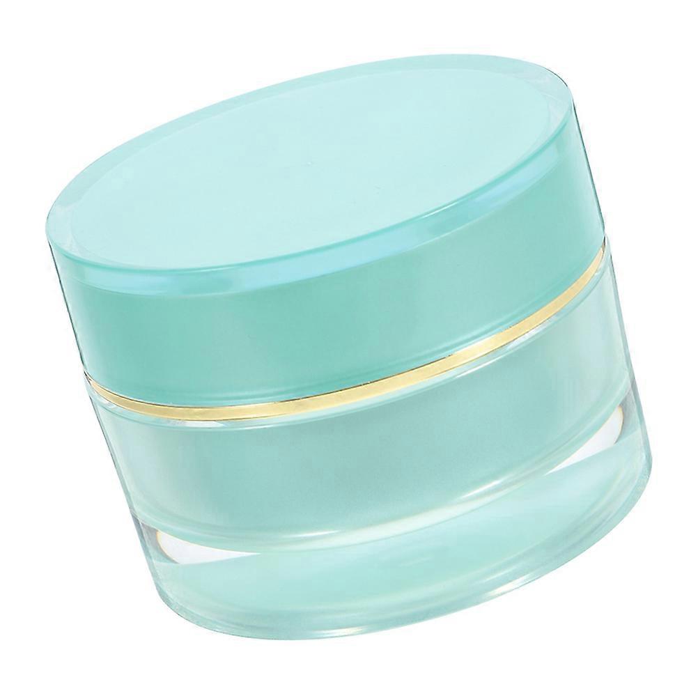Green Acrylic Cream Jar for Storage 5Pcs Refillable Small Cream Containers