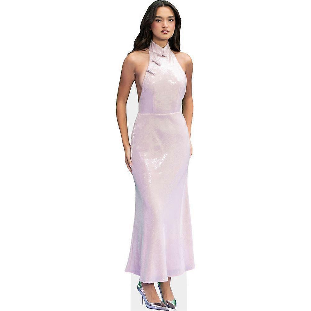 Sophia Hammons (Pink Dress) Cardboard Cutout (lifesize OR mini size). Standee. Stand Up.