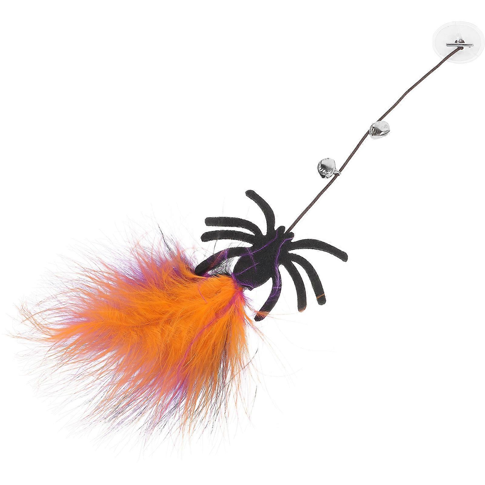 Sticky Cat Toy 5Pcs Interactive Play Hanging Cord Toy Halloween Style Perfect For Indoor Pet Entertainment