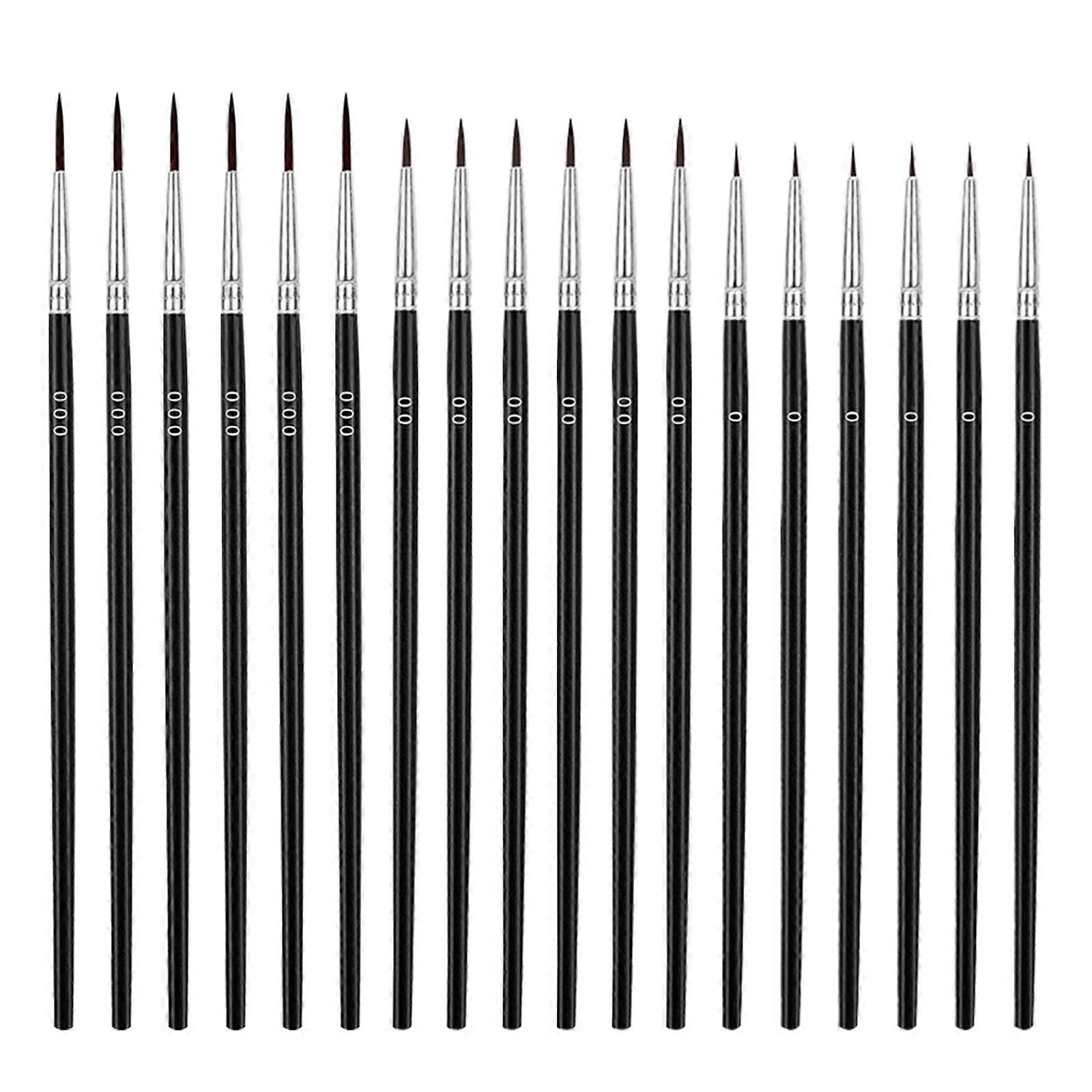 Detail Painting Brush Set 90 Pcs Ideal For Professional Painters Indoor Use Lightweight And Easy To Clean Art Tools