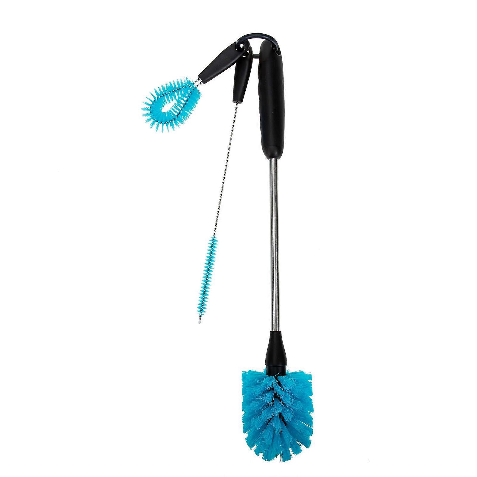 Wear-Resistant Multi-Function Brush Set For Bottles 38x6cm Ideal For Home Cleaning Assorted Color 1 Set