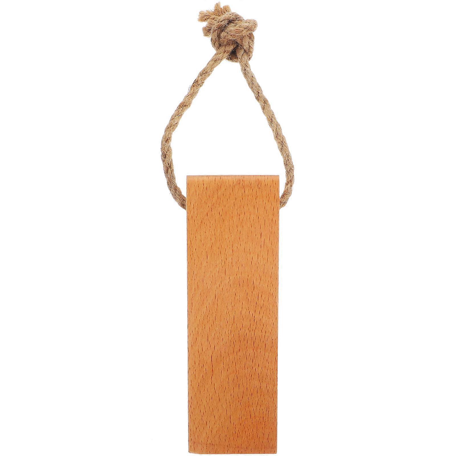 Wood Door Stoppers With Rope Hanging Design Suitable For Home Office And Classroom 1Pc
