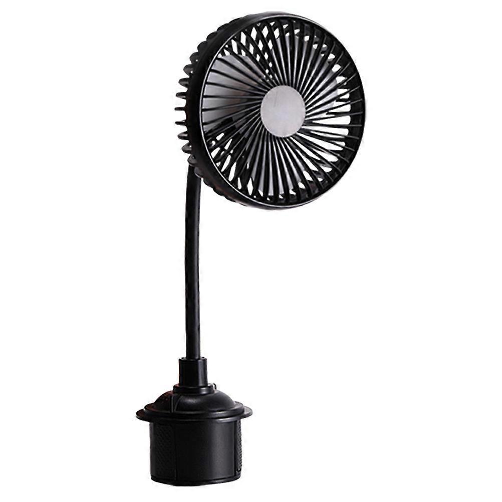 Black Car Cooling Fan for Dashboard Air Circulation 3Pcs Set