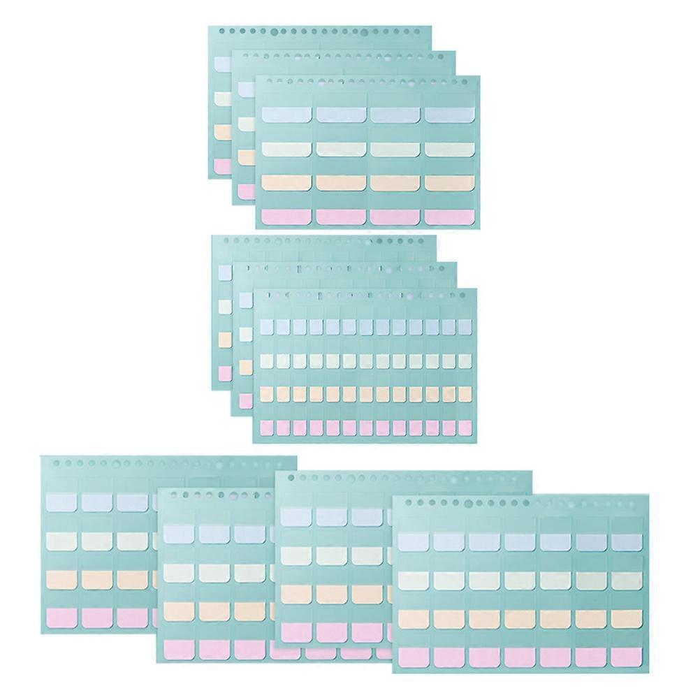 316Pcs Assorted Color Sticky Index Page Markers Practical Gift For Workers Bookmark Highlight Points Easy To Use