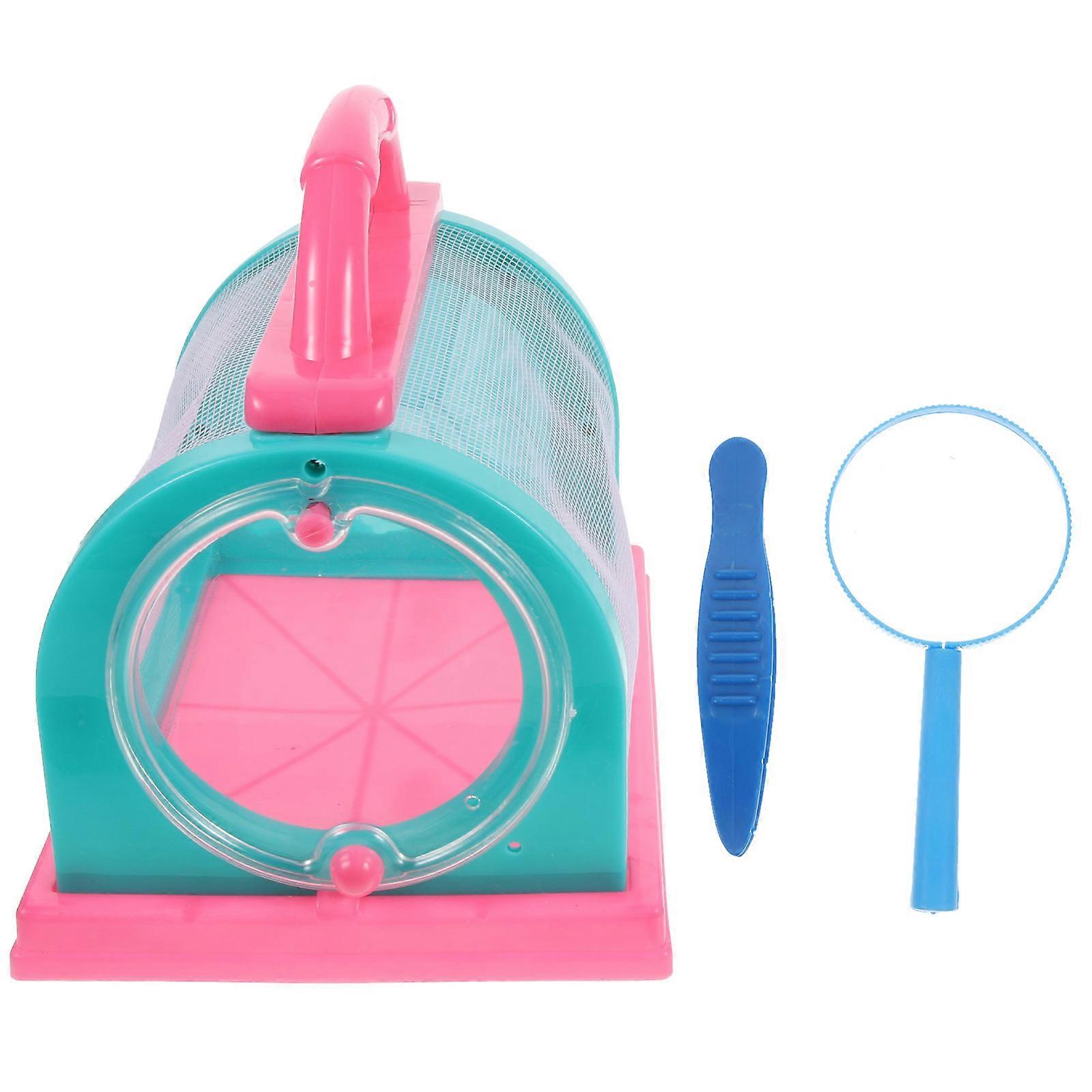 Portable Mesh Cage Handheld Insect Holder for Outdoor Use 2Sets