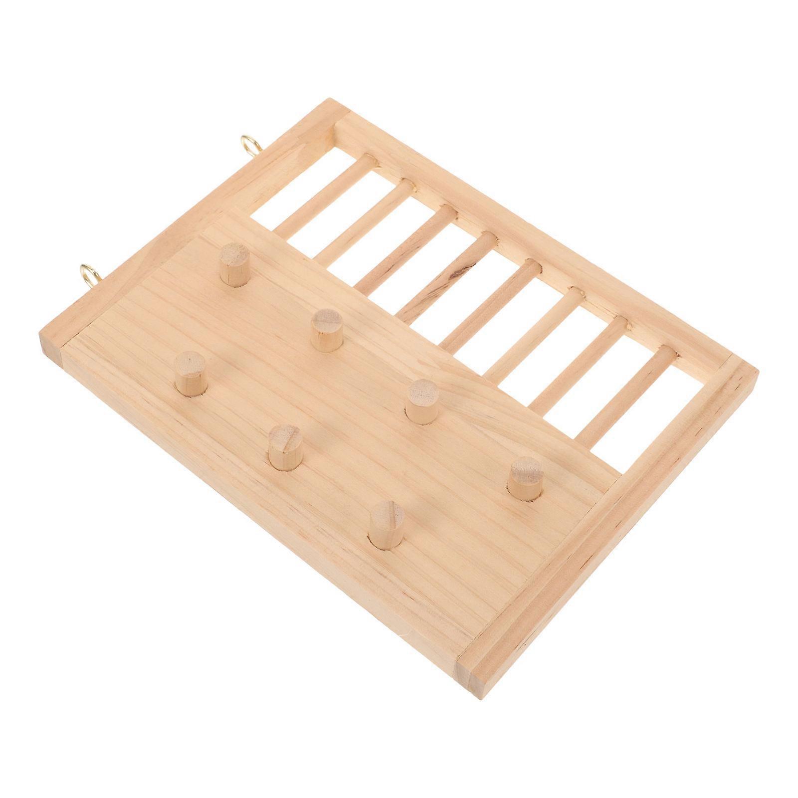 Hamster Climbing Ladder Wood Toy for Pet Exercise 5Pcs Set