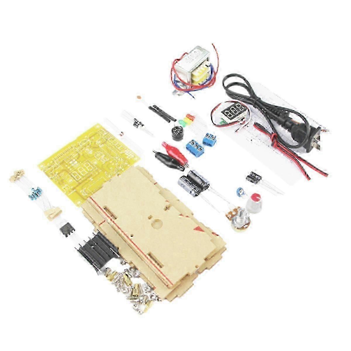 LM317 Adjustable Voltage Regulated Power Supply DIY Kit 110V Transformer Stabilized Power Supply la hwy
