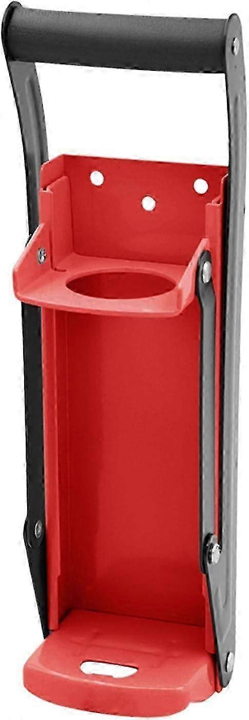 2025 Heavy Duty Plastic Bottle Can Crusher for Recycling, Metal Can Crushers for Plastic Bottles and Cans for Recycling 500ml (Red)