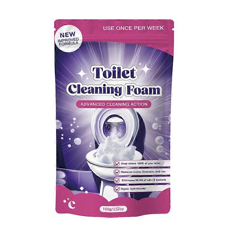 Nettoyant mousse WC 100g parfum frais détartrant antisalissure antibactérien nettoyage en profondeur odeur liquide de nettoyage WC 1