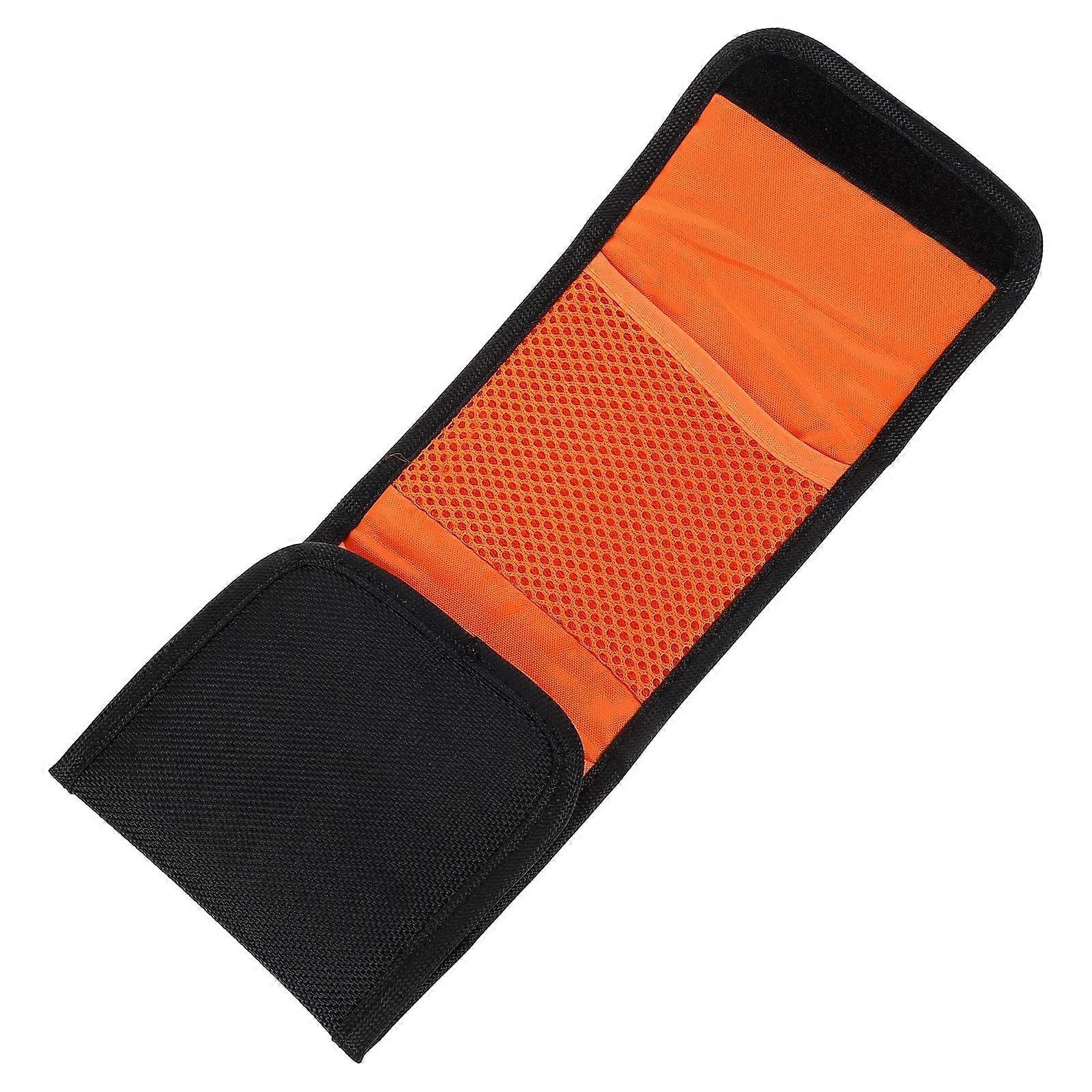 Storage Lens Pouch Bag for Protective Storage 1Pcs Polyester Orange