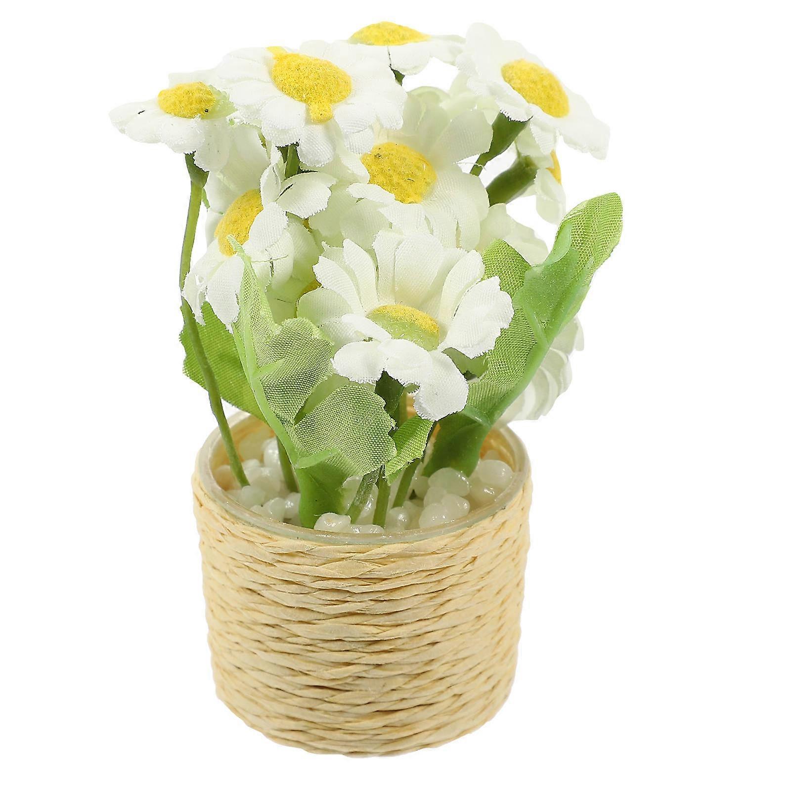 Mini House Decor Mini Flowerpot Bonsai Model for Decoration