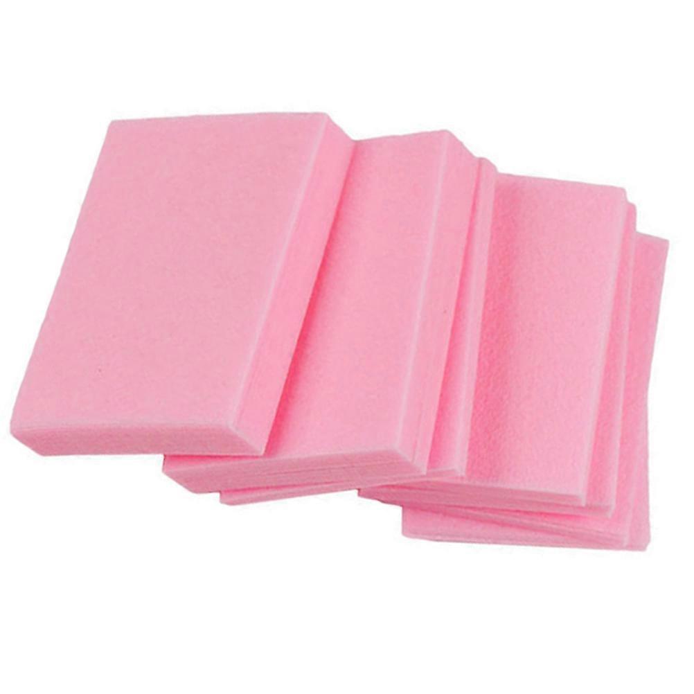 Gel Nail Polish Remover Pads for Manicure Quick Easy Use Pink