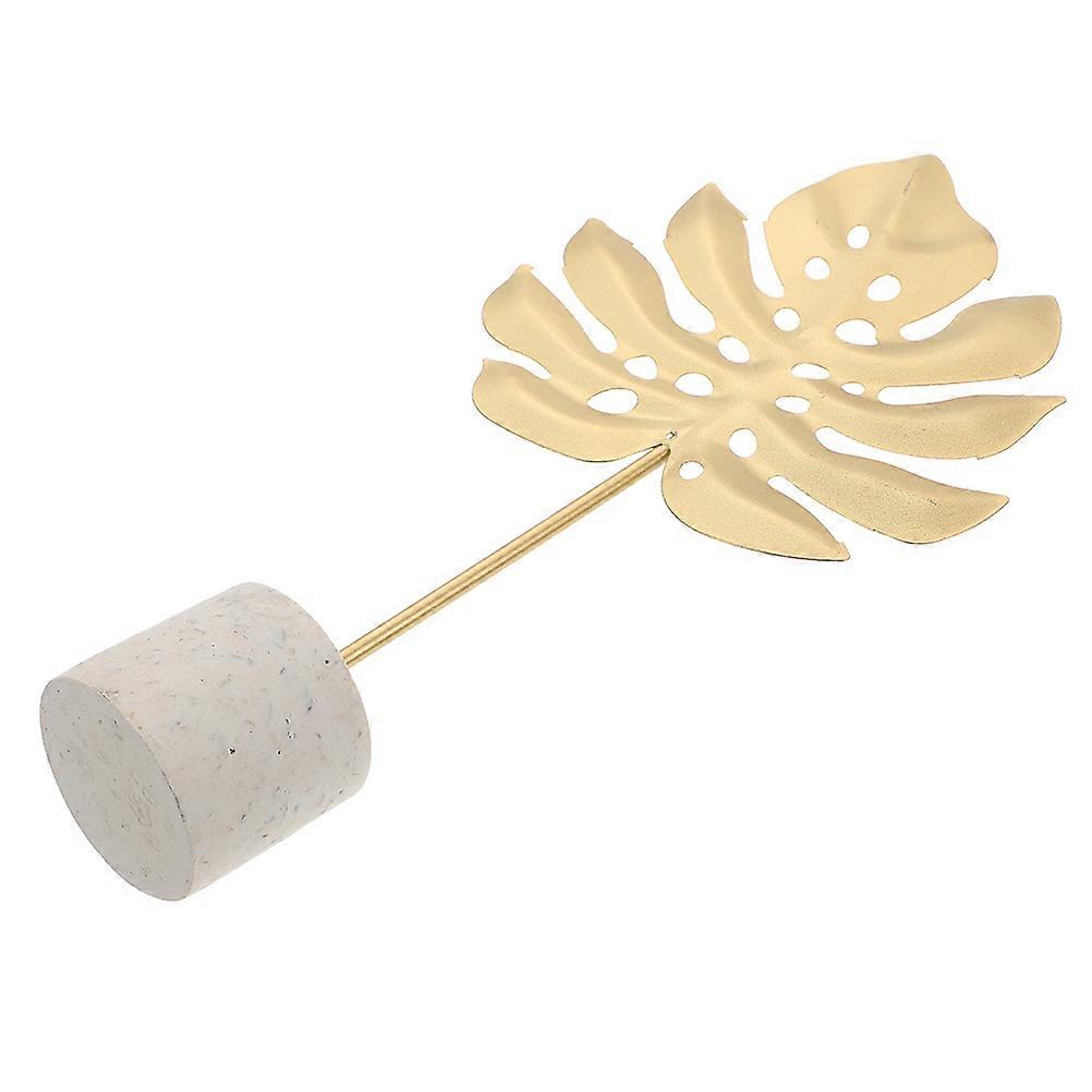 Decor Leaf Figurine for 2Pcs Decorative Tabletop Display