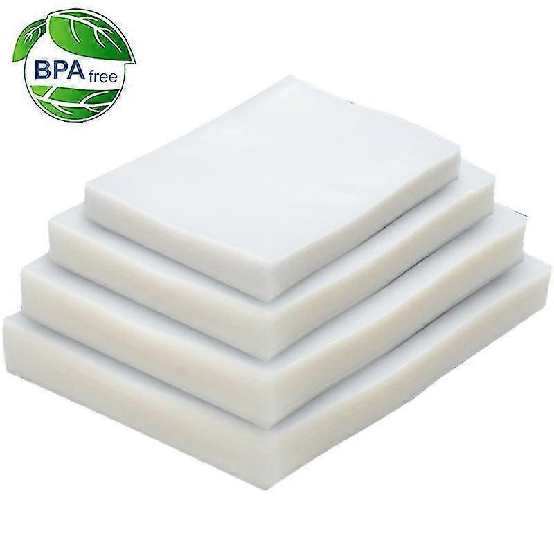 100 Pcs Vacuum Sealer Freezer Storage Machine Bags For Food,vac Seal A Meal Bags With Bpa Free Sous 4 X 7.8 "
