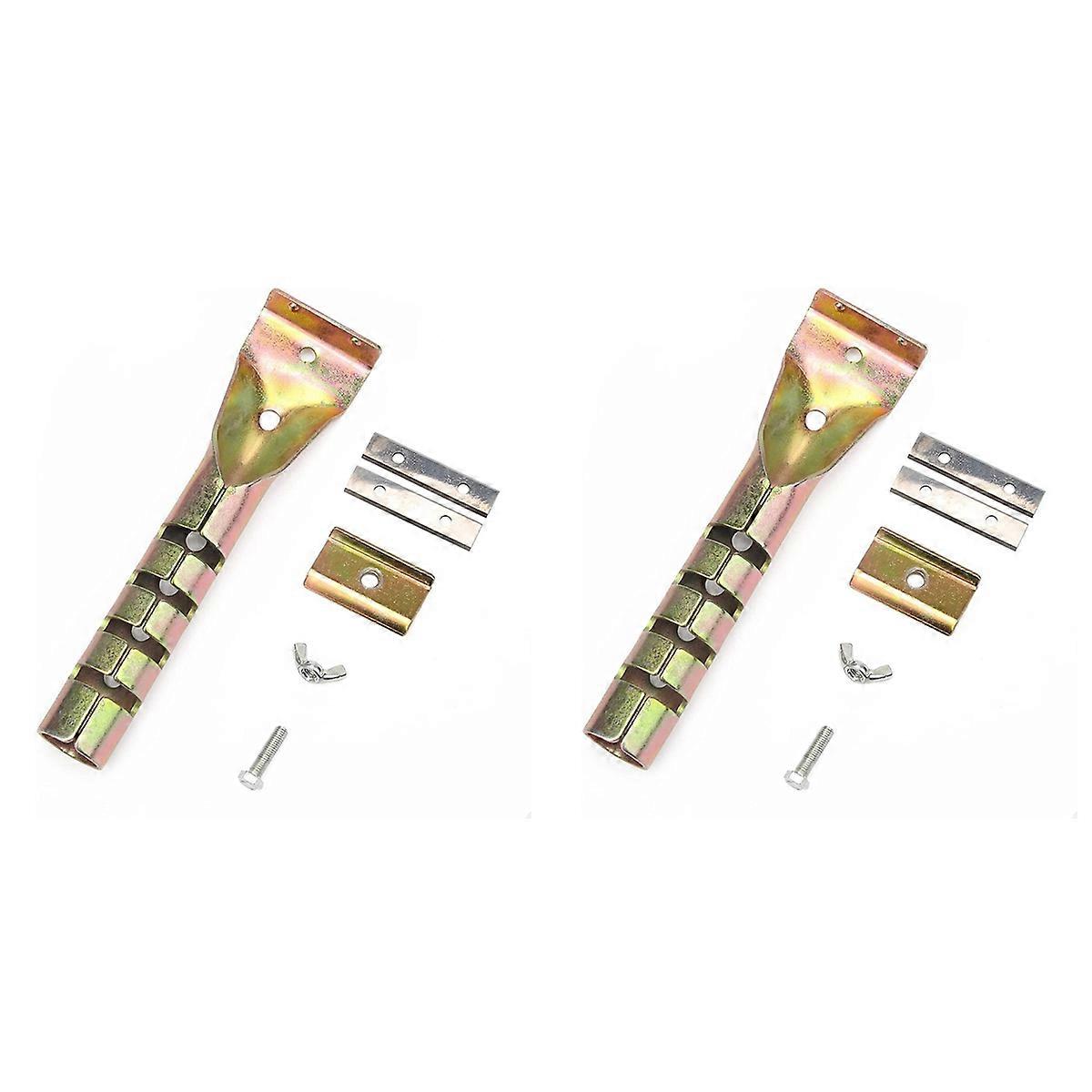 Paint Scraper with 2PCS Double-Sided Blades for Removing Grout, Paint