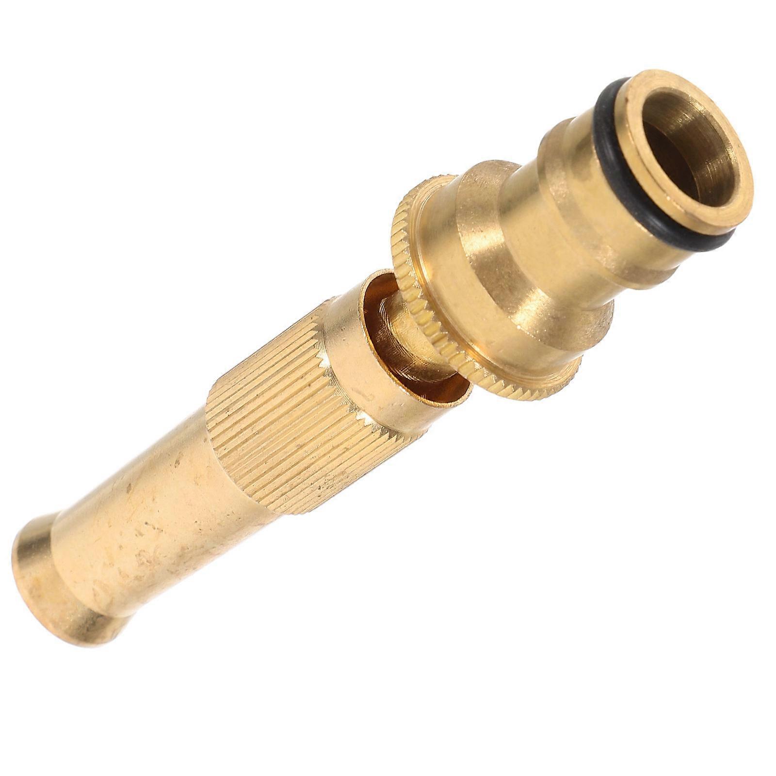 Adjustable Hose Nozzle Copper Material for Garden Use 2Pcs High Pressure Sprayer