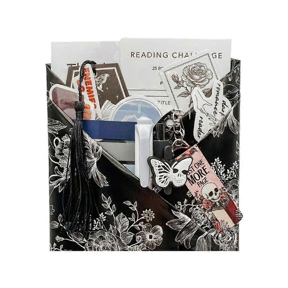 Gothic Style Mystery Blind Box Stationery Set with Bookmarks Pens and Invitations for Collectors